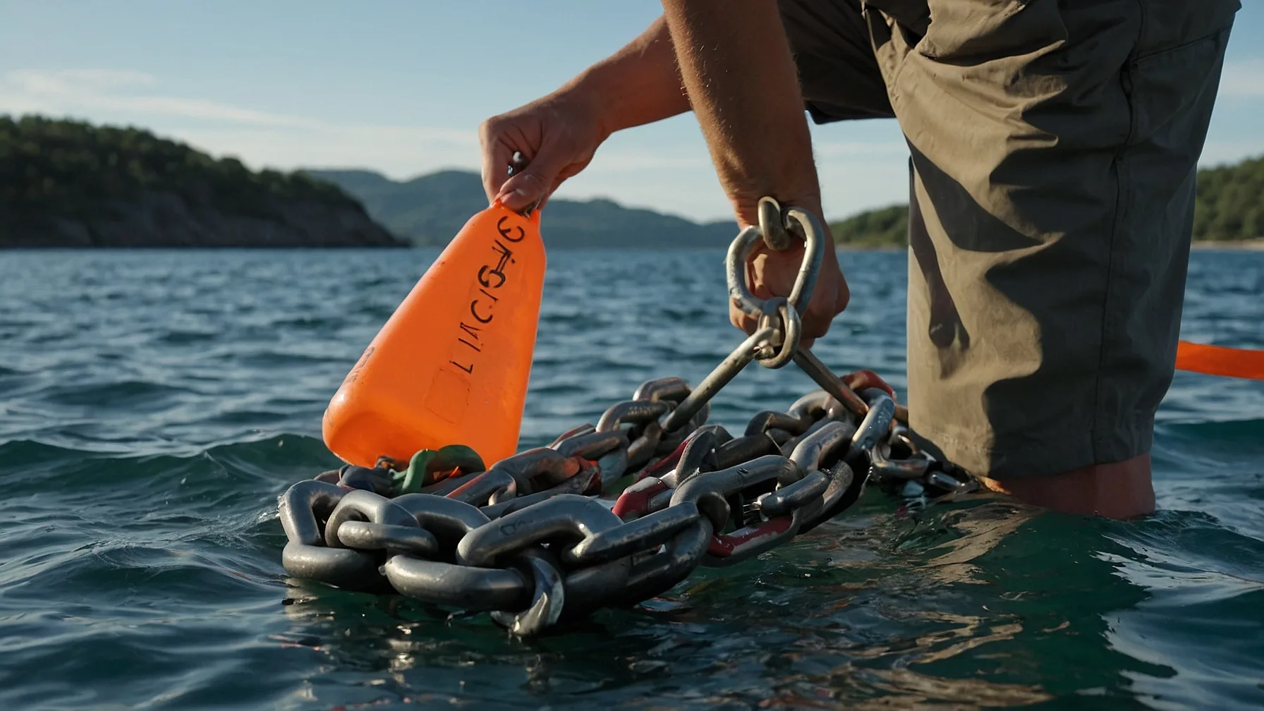 how to install a mooring buoy