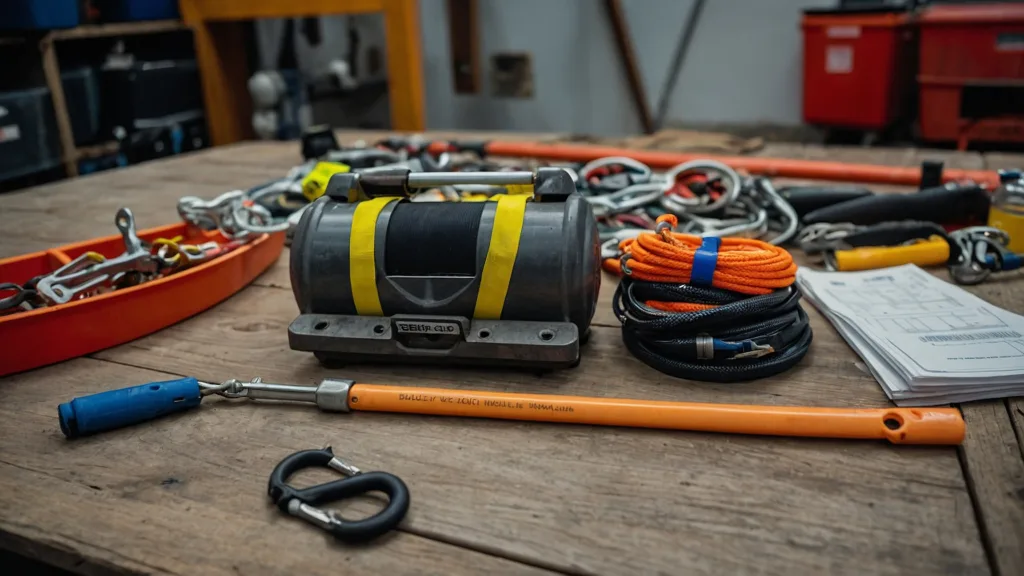 tools needed for installation of mooring buoy