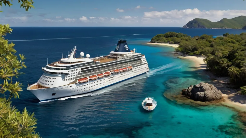 do cruise ship have anchors