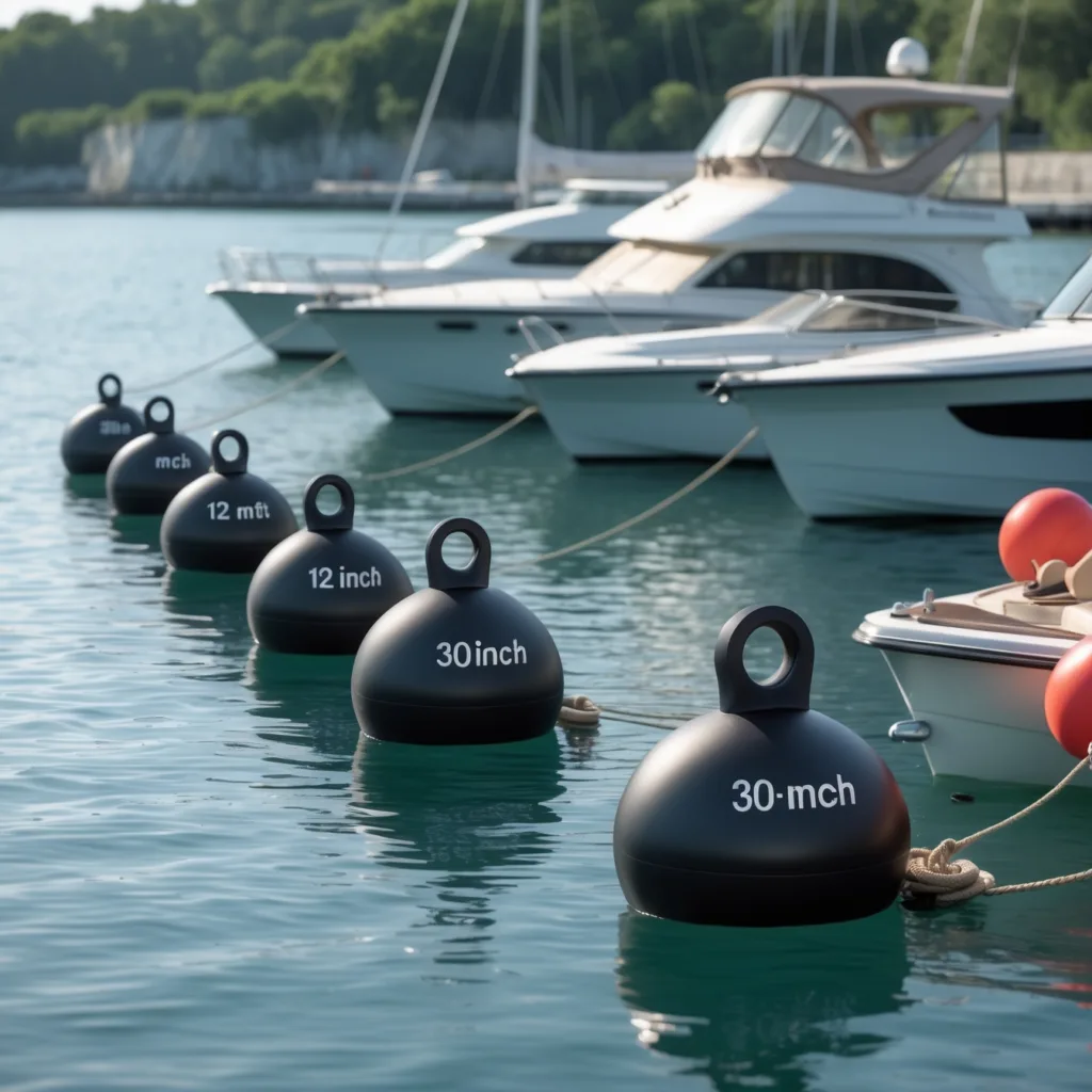 mooring buoy sizes