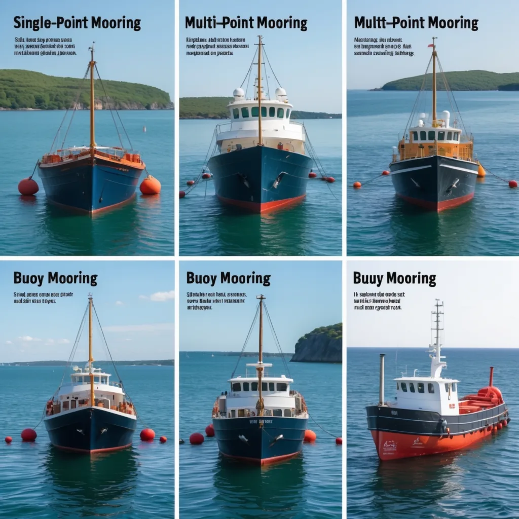 types of mooring buoys
